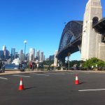 Road closure in North Sydney. One of the best vantage points for a Sydney Harbour view. 'Vol 920' shoot.